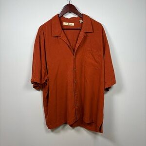 Men’s Tommy Bahama 100% Silk Camp Collar Resort Vacation Shirt XXL